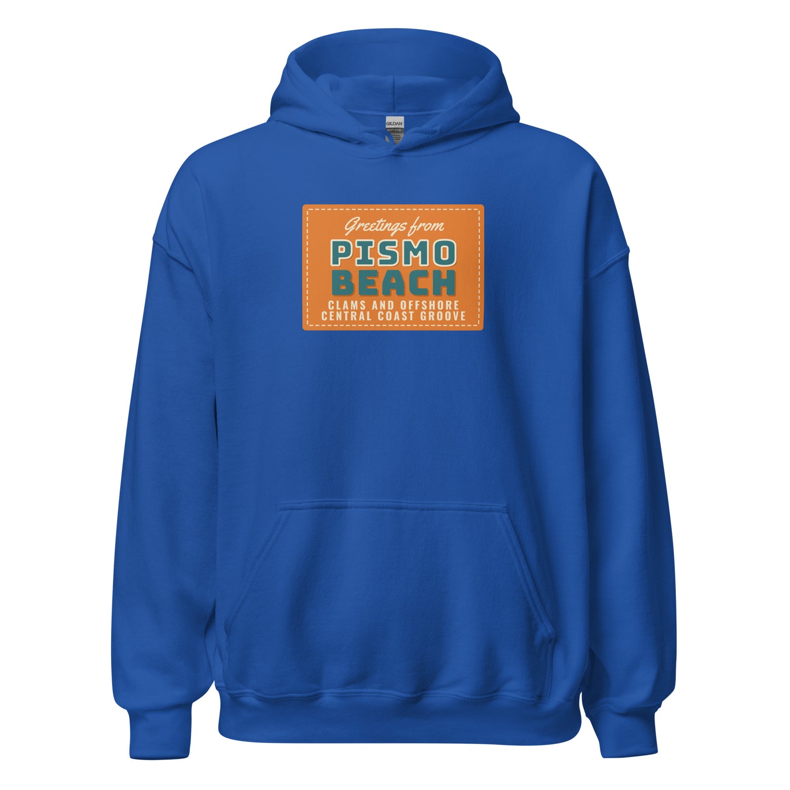 Pismo Beach Clams and Offshore Central Coast Groove – Hoodie – Royal