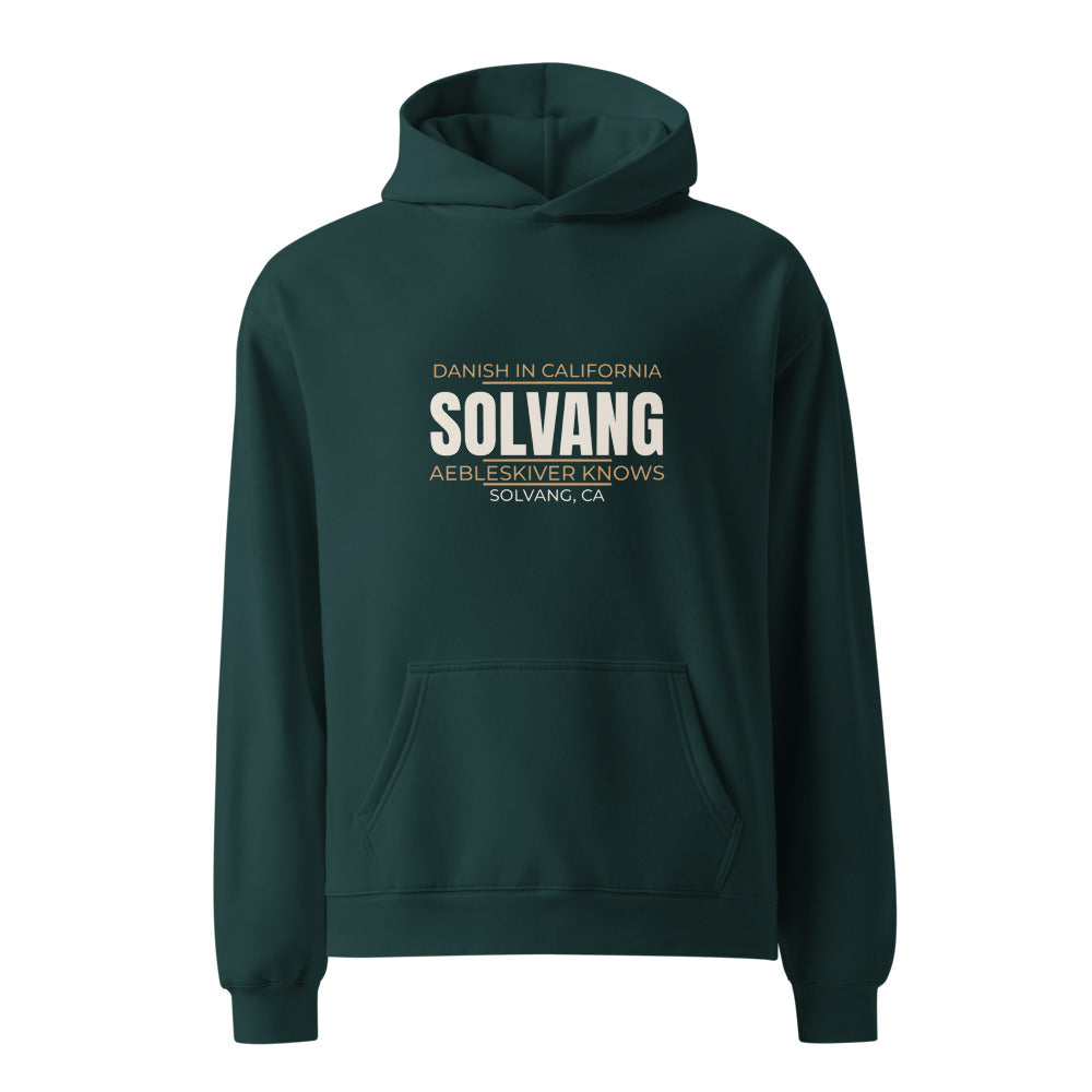 Hoodie Pine Green front