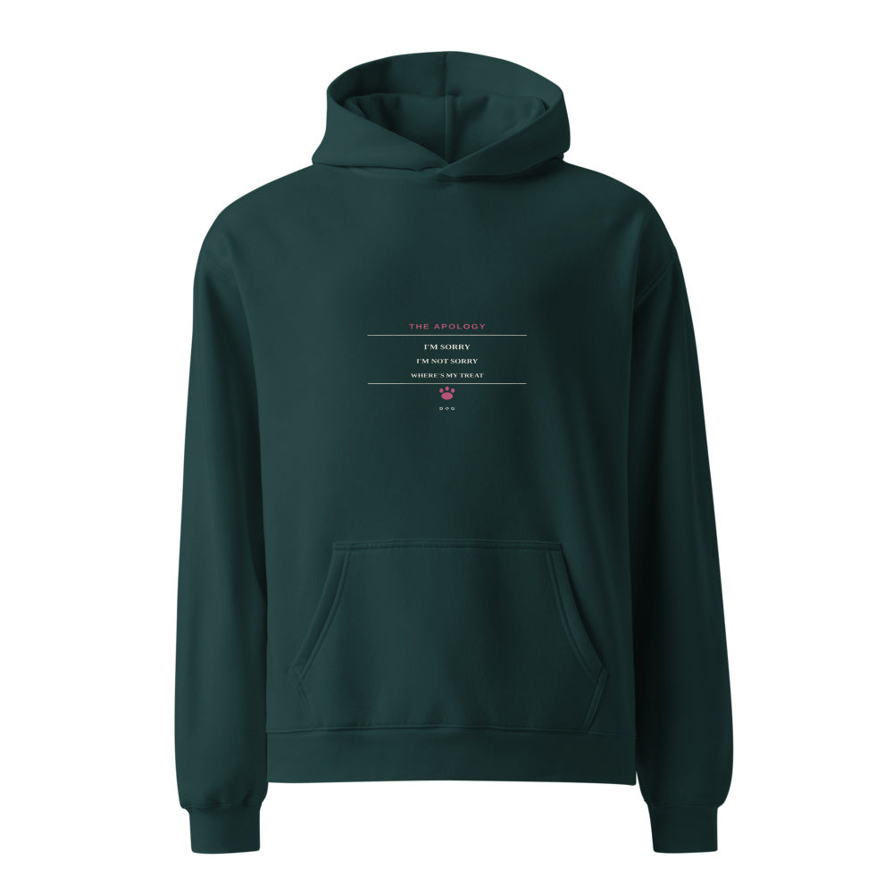 Hoodie Pine Green front