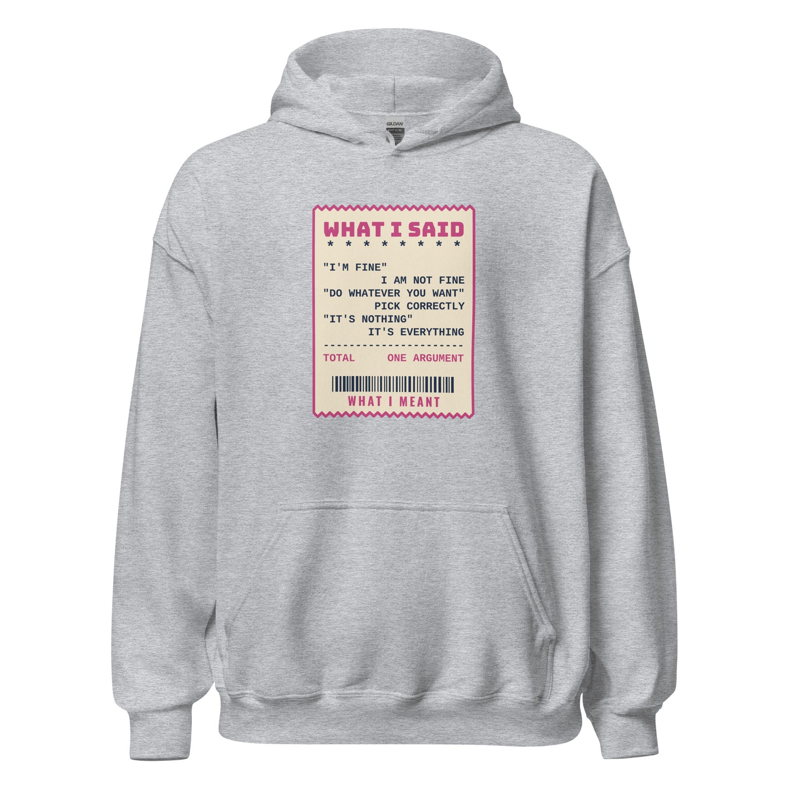 Do Whatever You Want It's Everything – Hoodie – Heather Grey