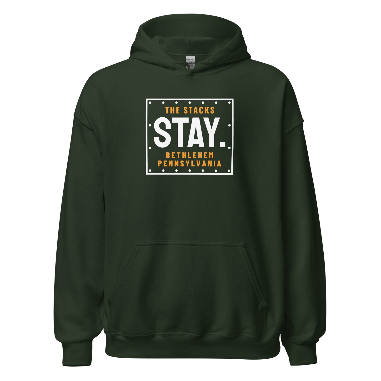 Bethlehem The Stacks Stay. – Hoodie – Forest