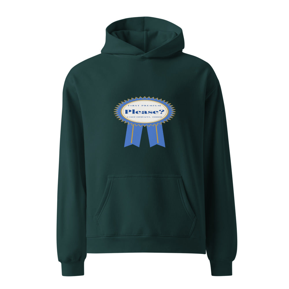 Cincinnati hoodie that says Please?
