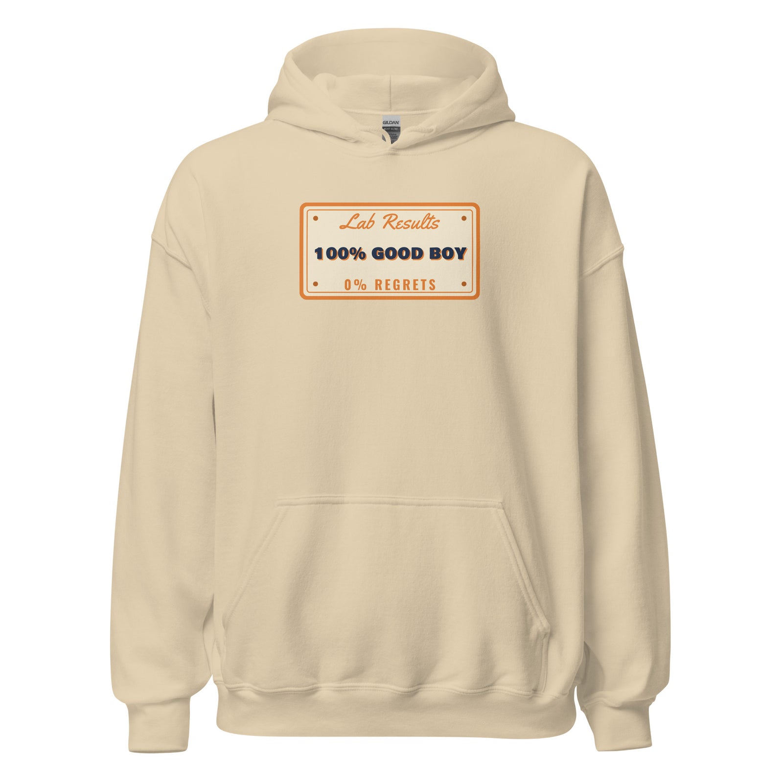 Pedigree 100% Good Boy 0% Regrets – Hoodie – Sand