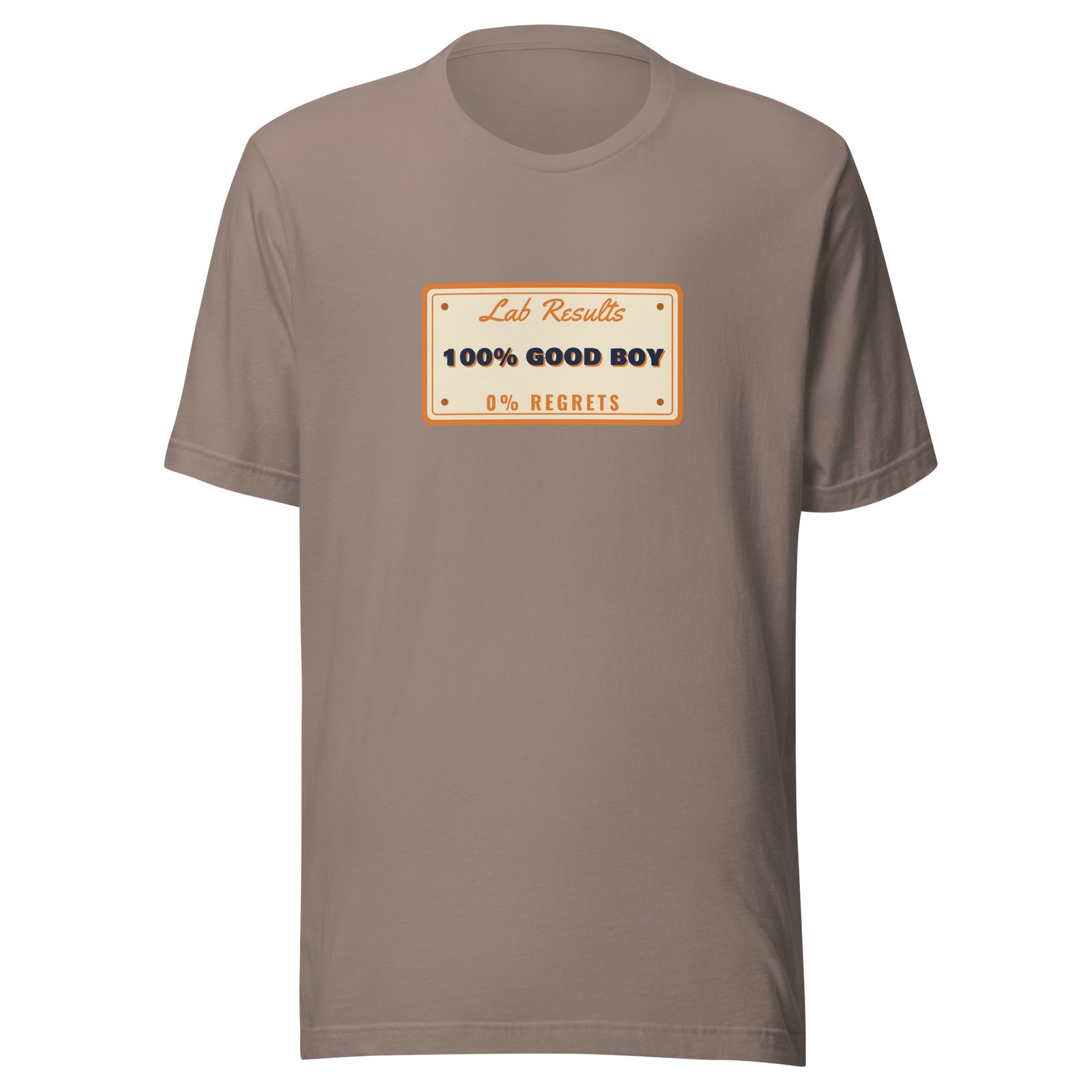 Pedigree 100% Good Boy 0% Regrets – Tee – Pebble