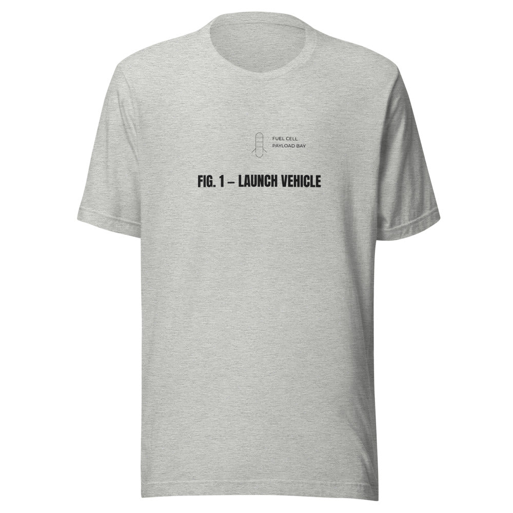 Blueprint Fig. 1 Launch Vehicle – Tee – Athletic Heather