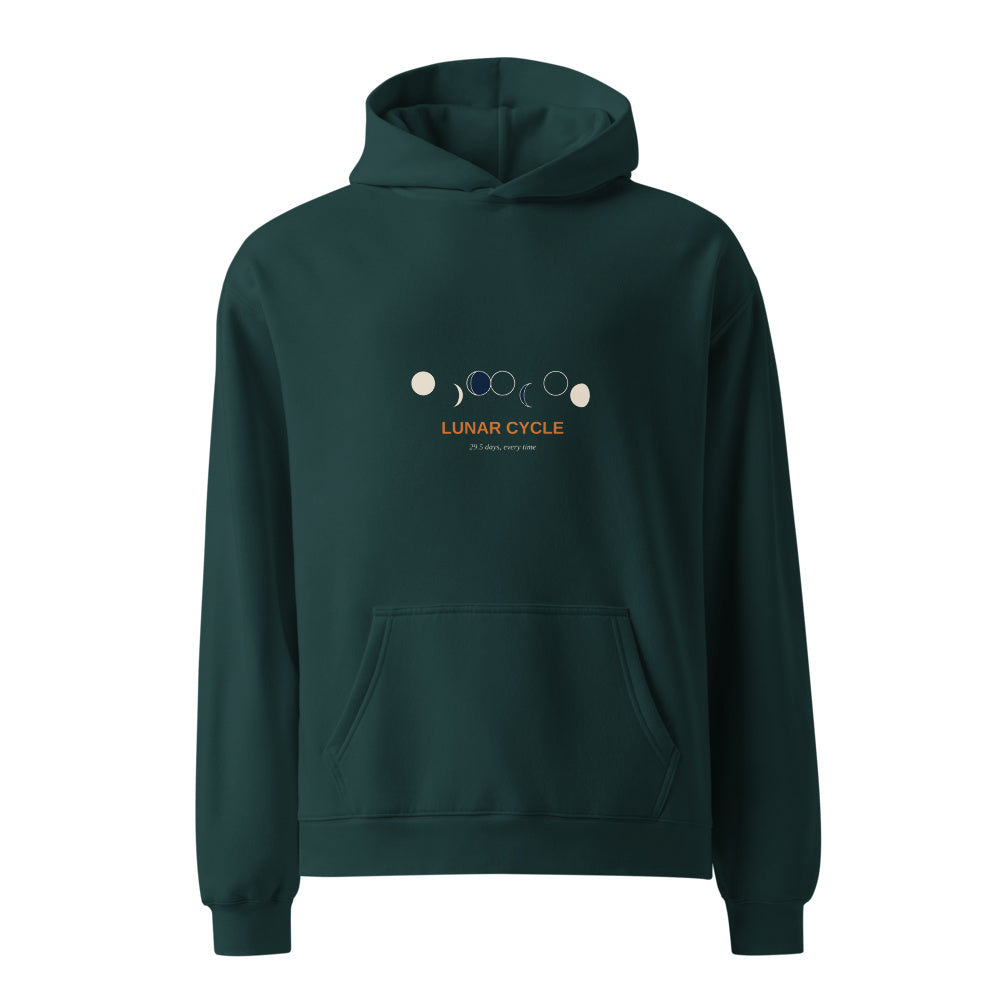 Hoodie Pine Green front