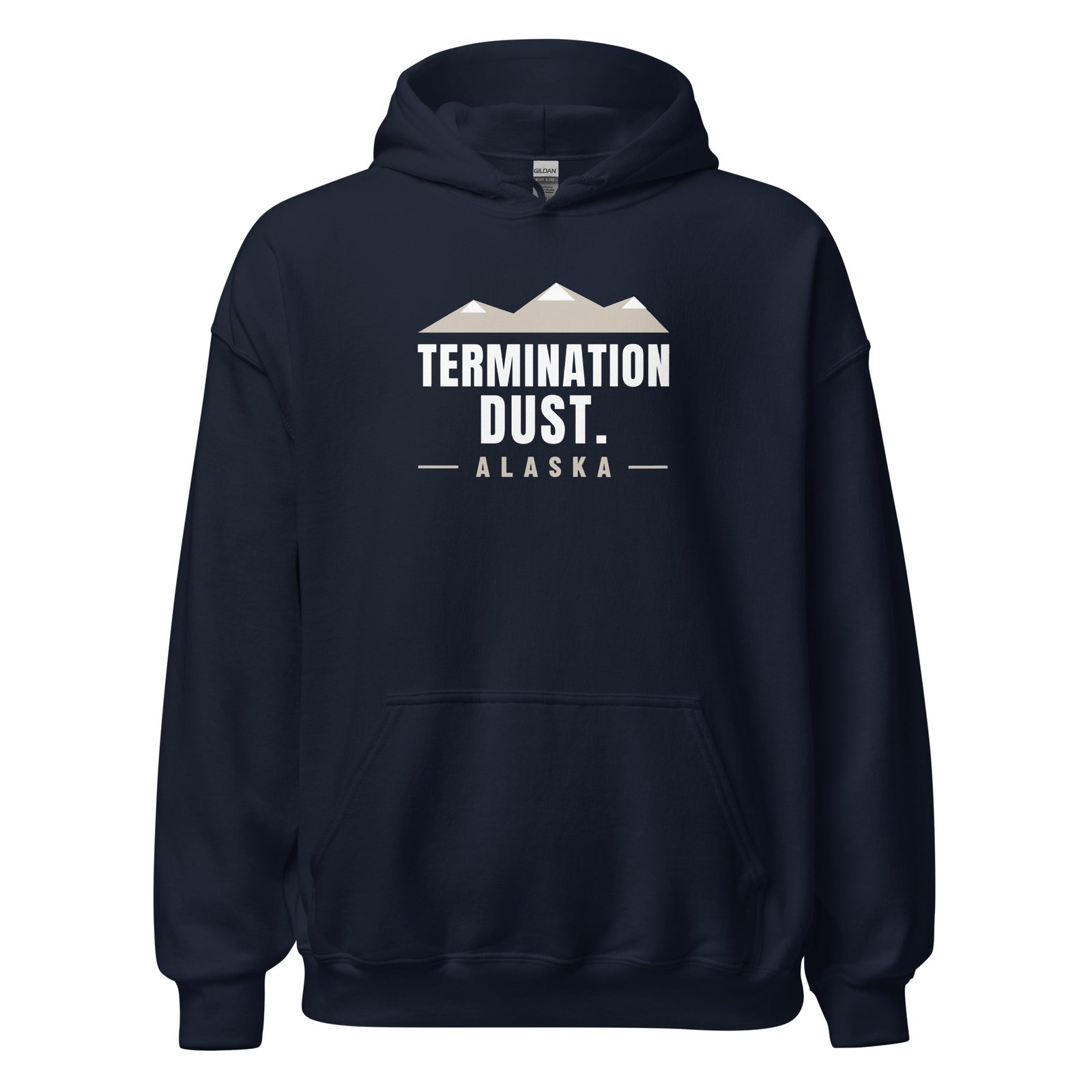 Alaska Termination Dust. – Hoodie – Navy
