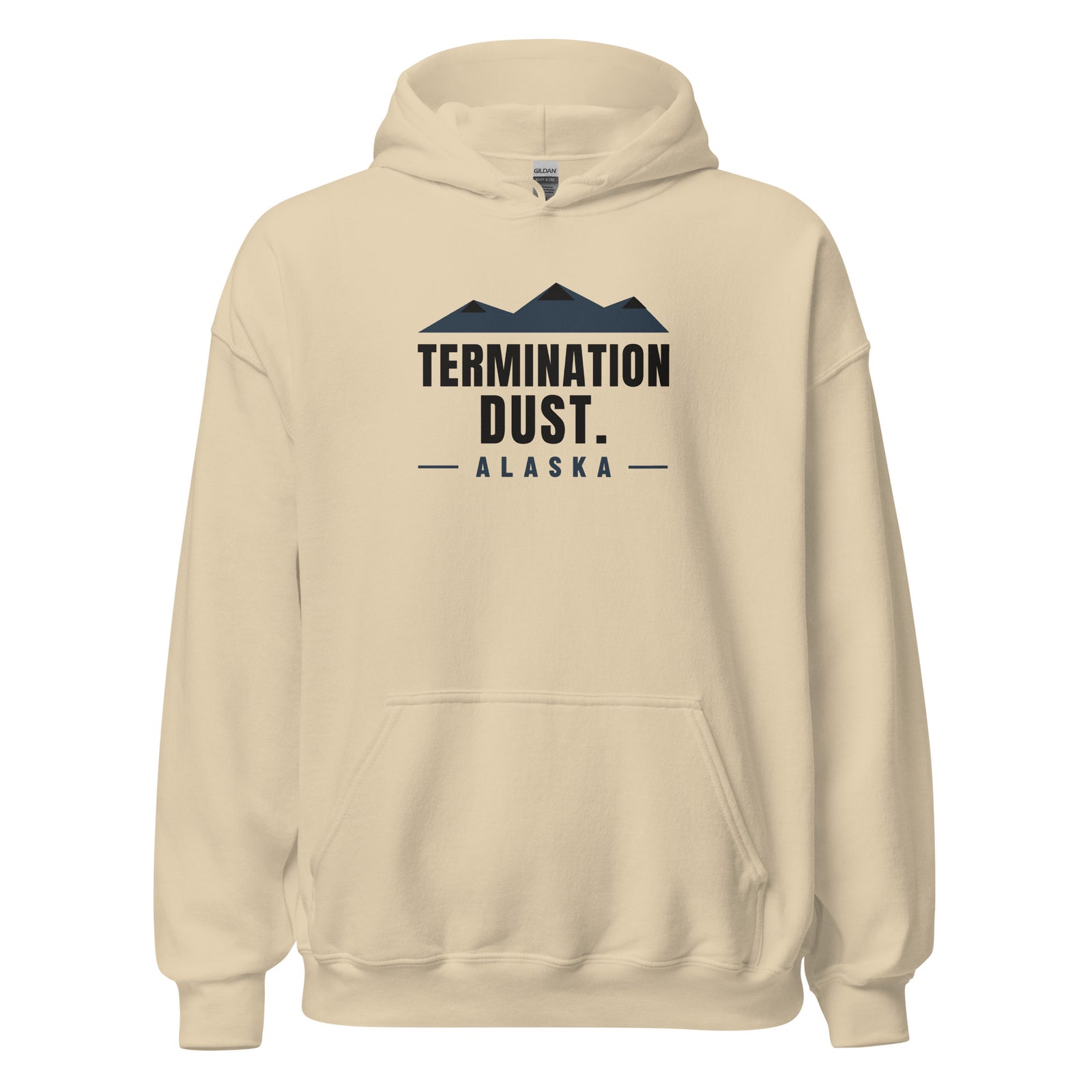 Alaska Termination Dust. – Hoodie – Sand
