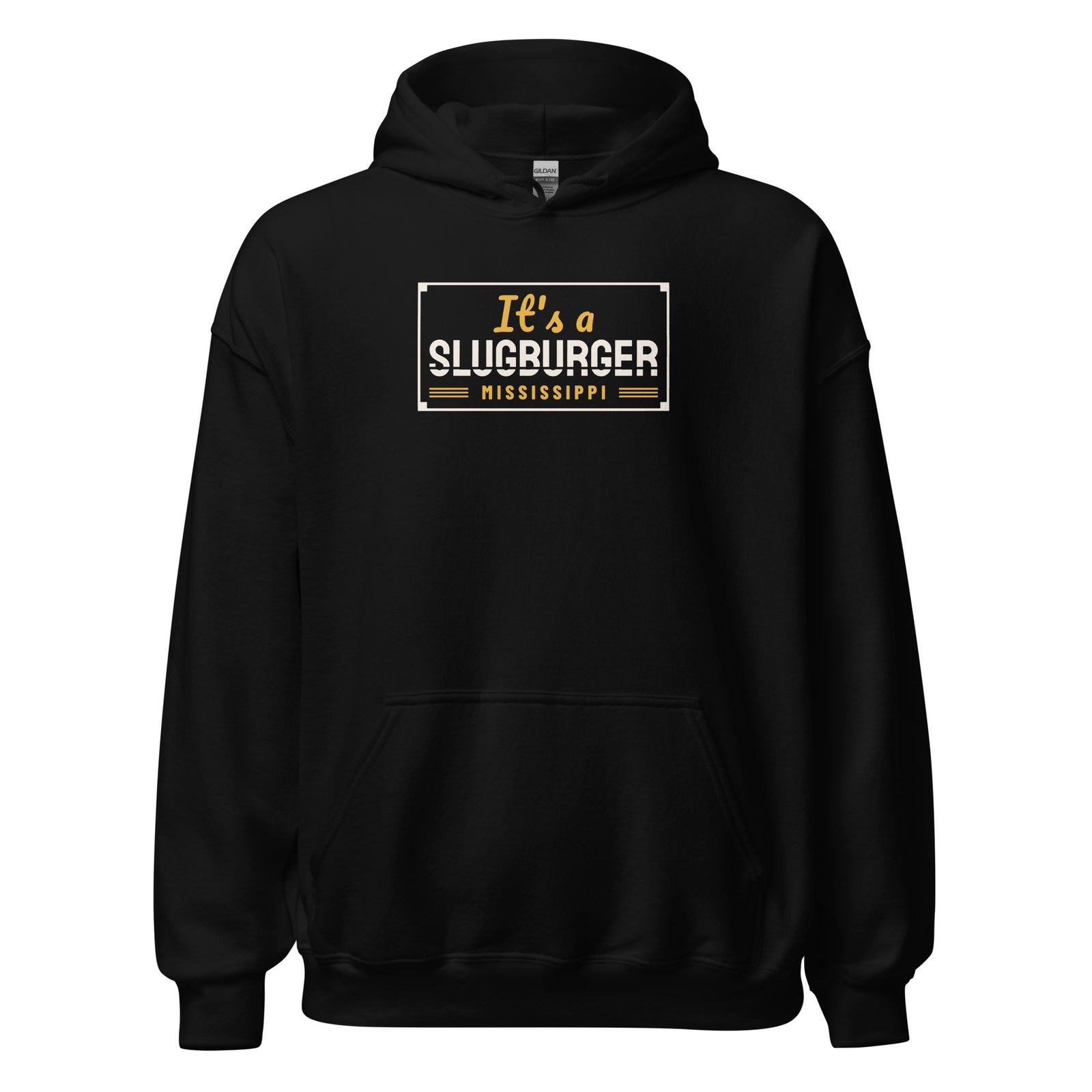 Mississippi It's A Slugburger. – Hoodie – Black