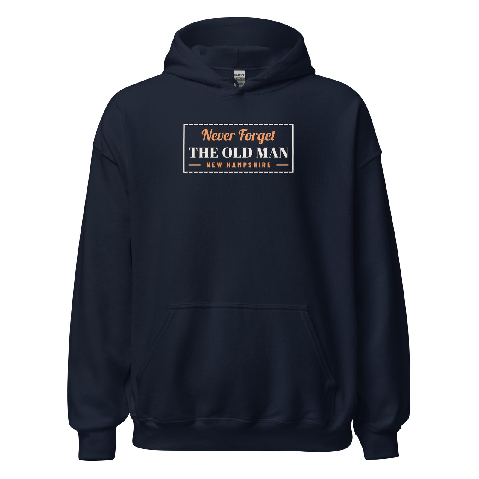 New Hampshire Never Forget The Old Man. – Hoodie – Navy