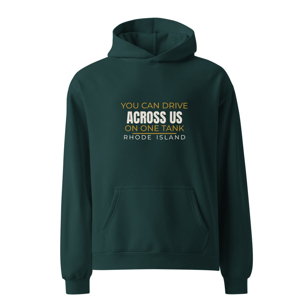 Hoodie Pine Green front