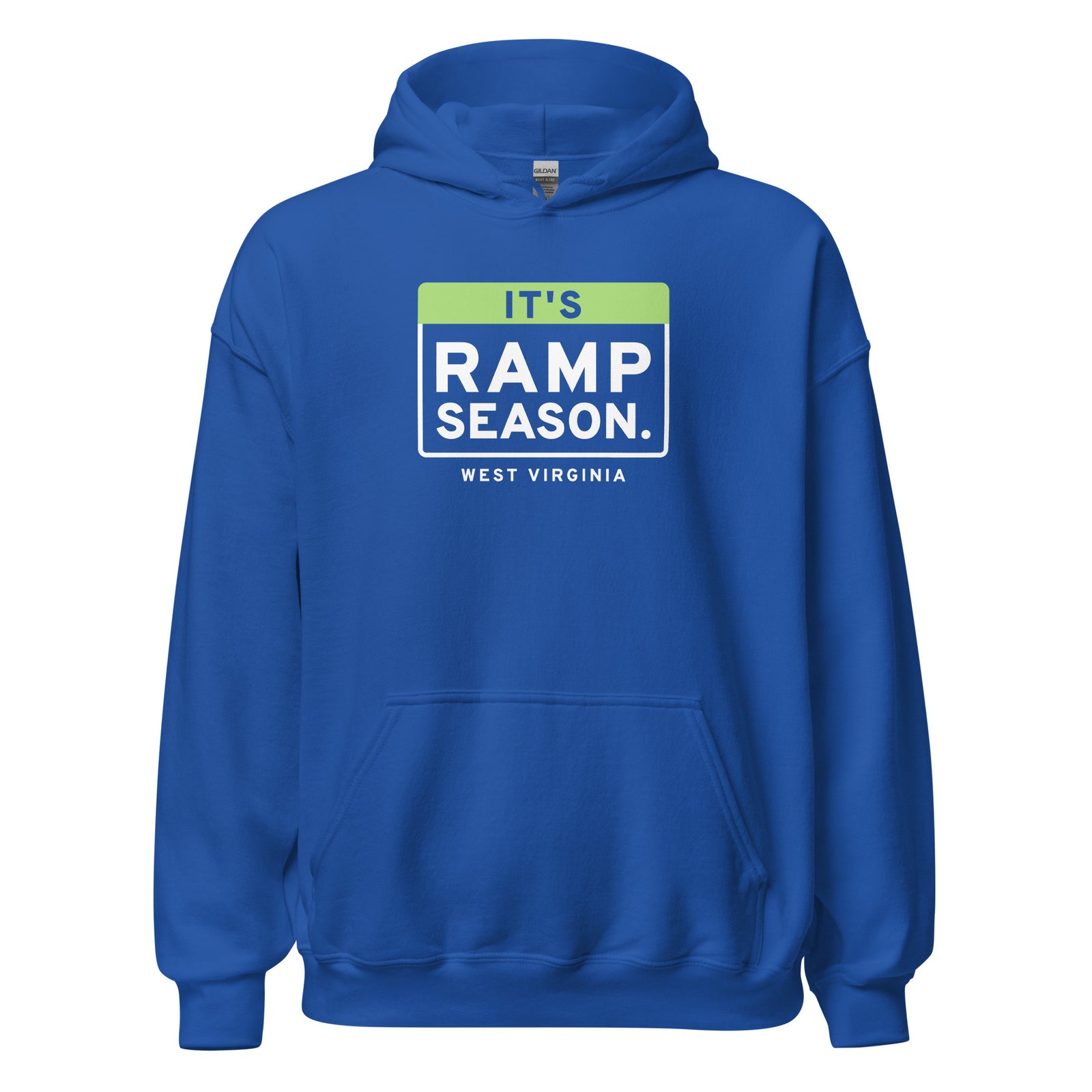West Virginia It's Ramp Season. – Hoodie – Royal