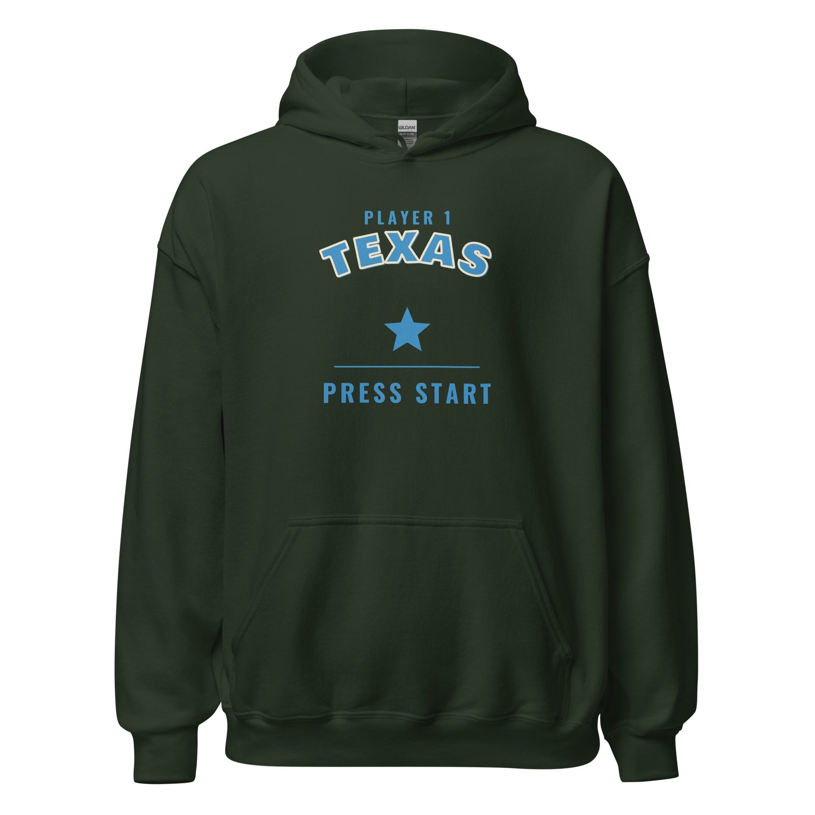 Player 1 Texas – Hoodie – Forest