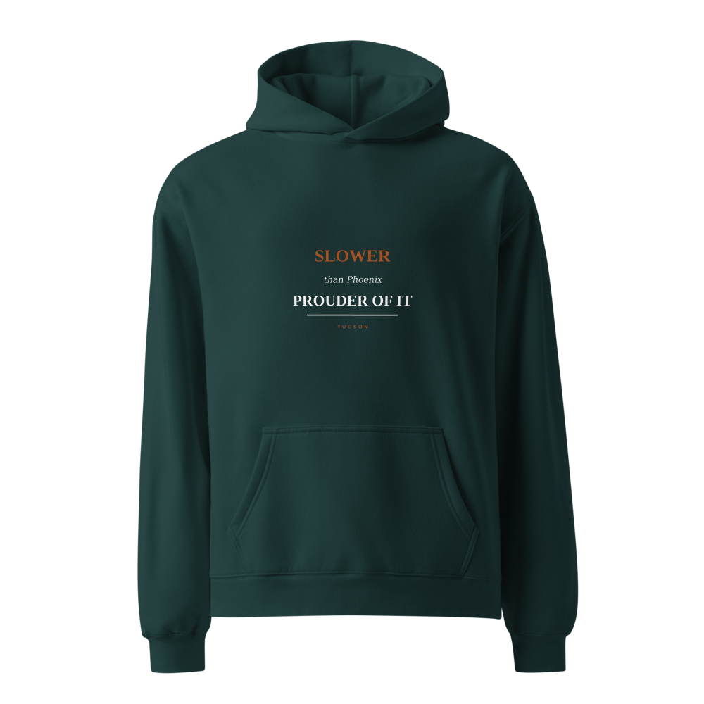 Hoodie Pine Green front