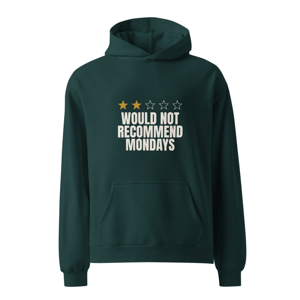 Hoodie Pine Green front