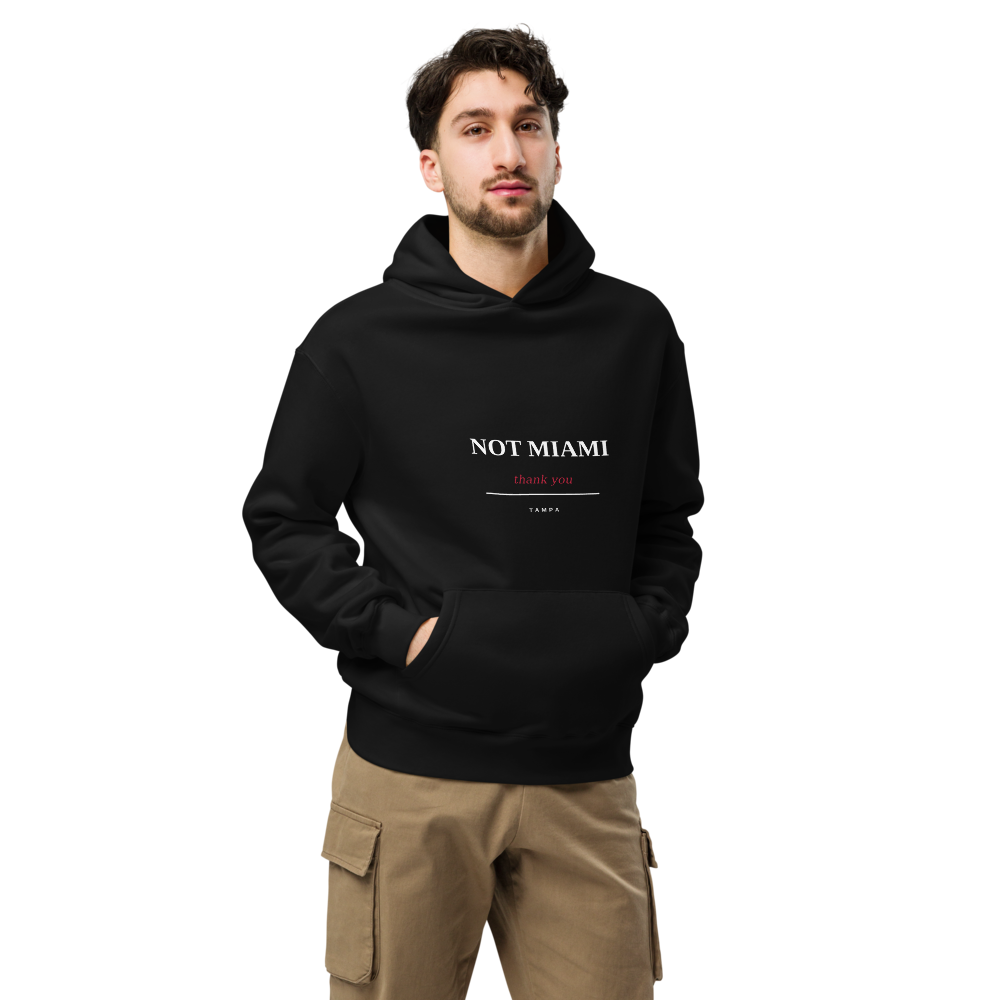 Hoodie Black person front