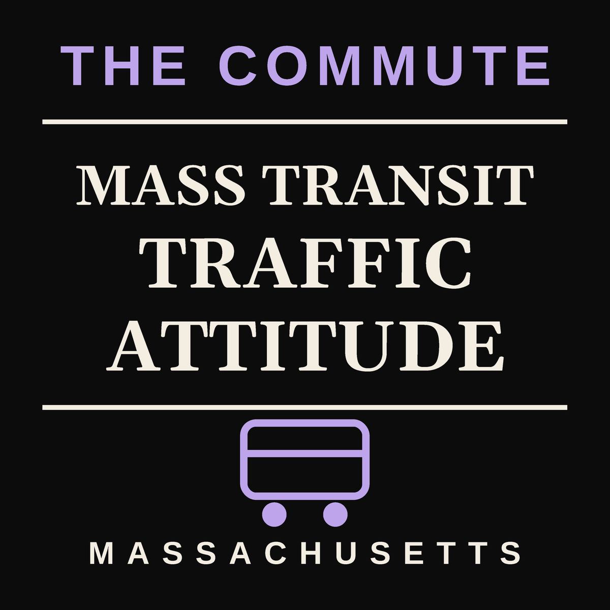 Close-up of the Massachusetts design: Mass Transit, Traffic, Attitude