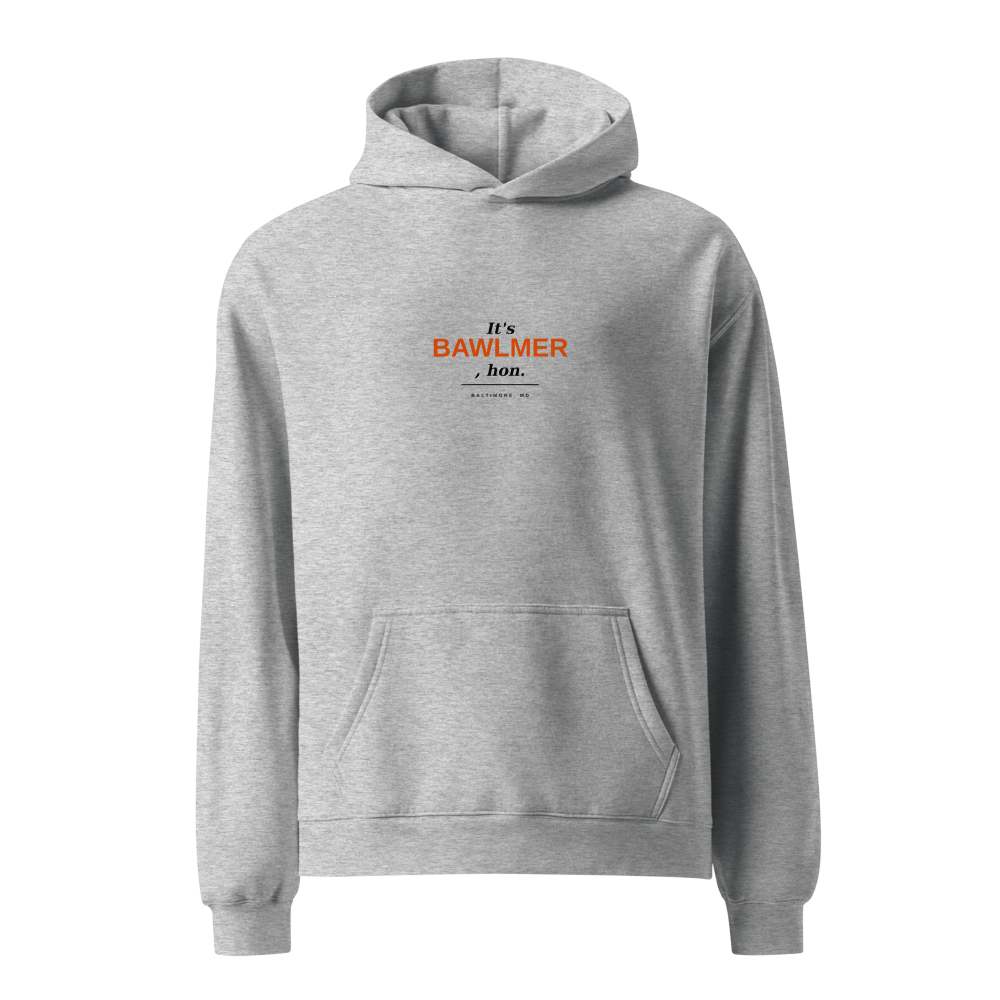 Hoodie Athletic Heather front