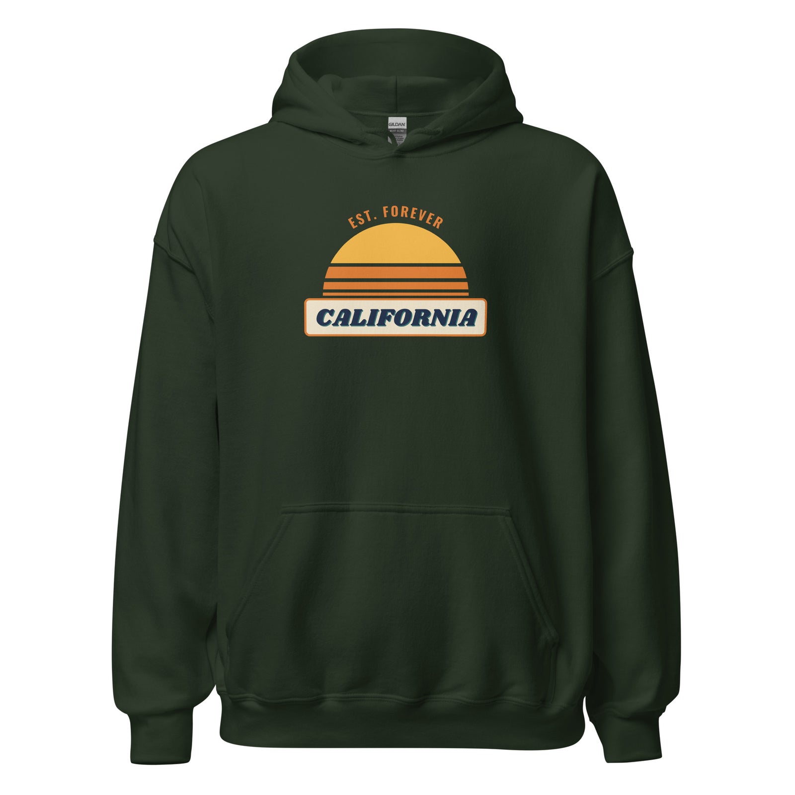 California Est. Forever – Hoodie – Forest