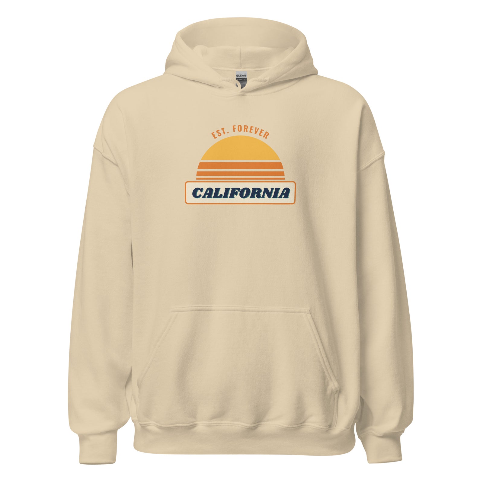 California Est. Forever – Hoodie – Sand