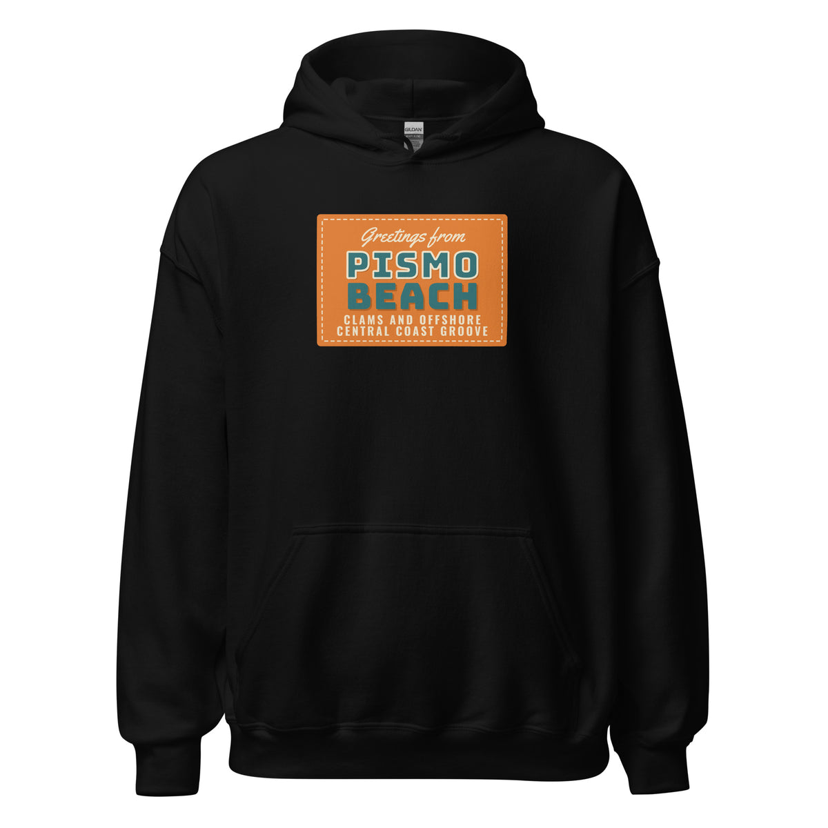 Pismo Beach Clams and Offshore Central Coast Groove – Hoodie – Black