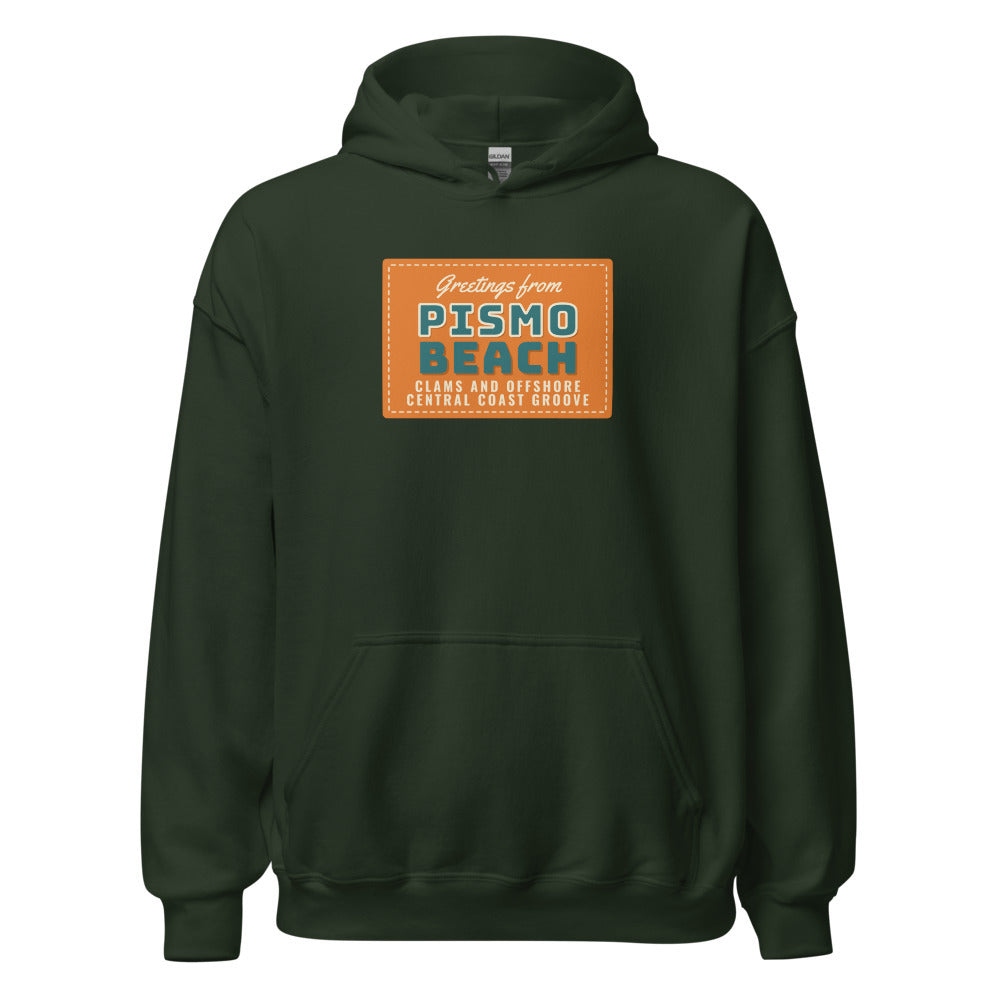 Pismo Beach Clams and Offshore Central Coast Groove – Hoodie – Forest