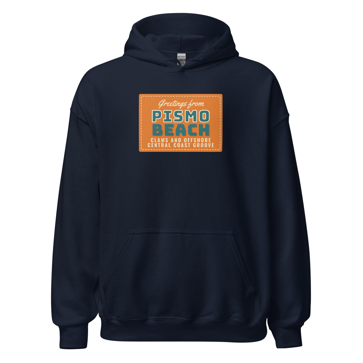 Pismo Beach Clams and Offshore Central Coast Groove – Hoodie – Navy