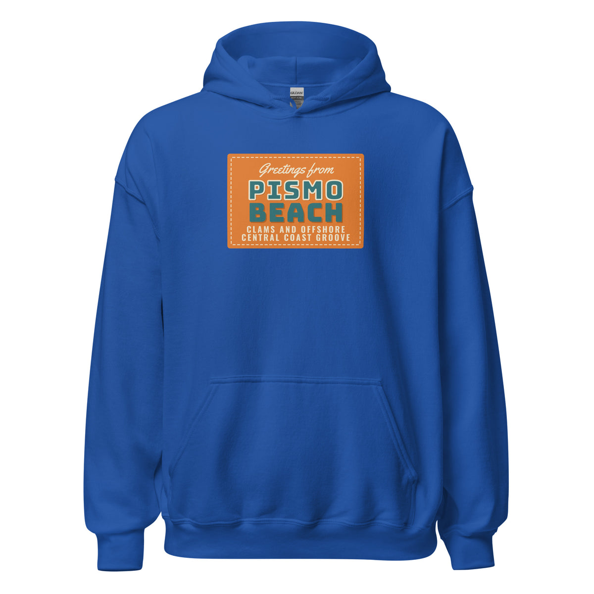 Pismo Beach Clams and Offshore Central Coast Groove – Hoodie – Royal