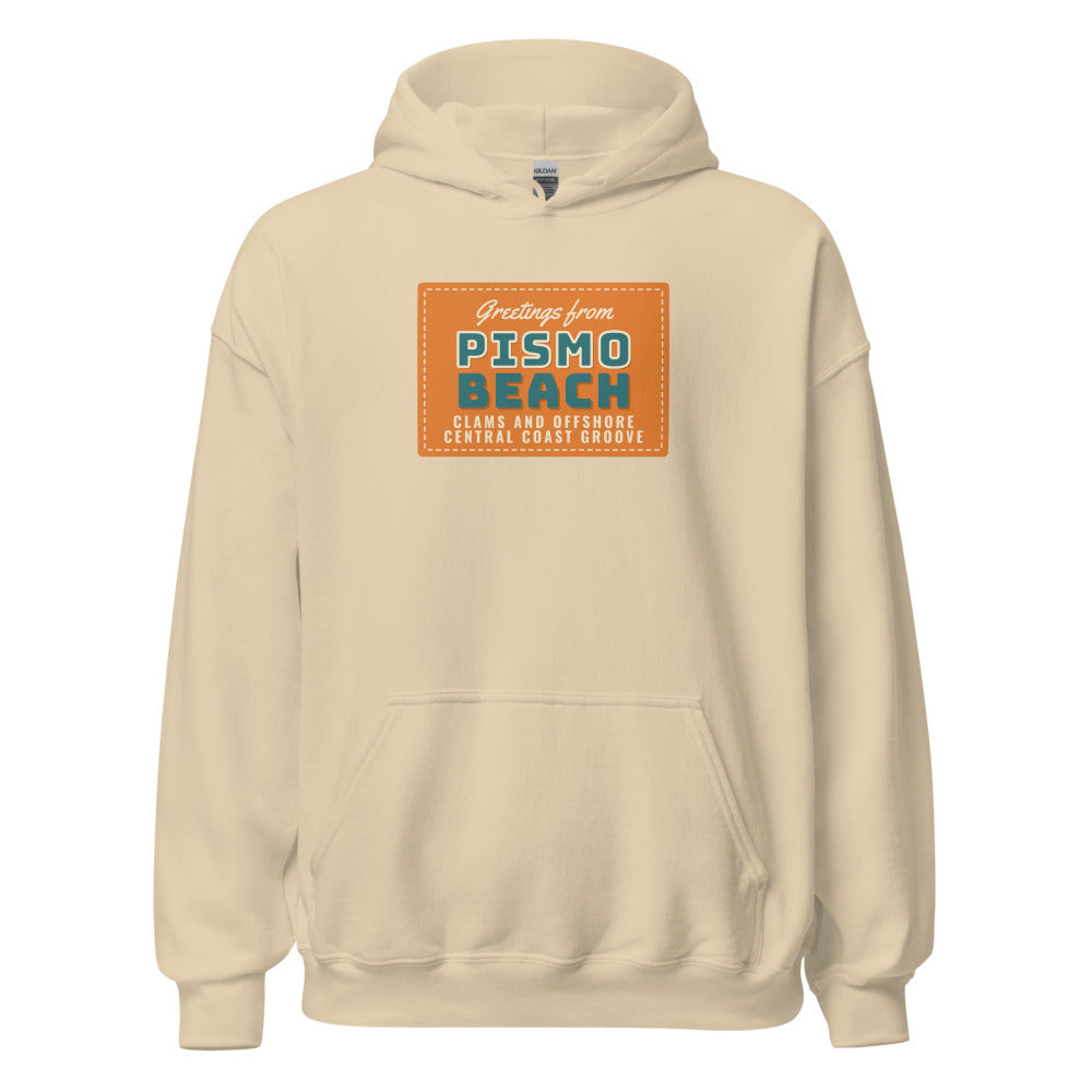 Pismo Beach Clams and Offshore Central Coast Groove – Hoodie – Sand