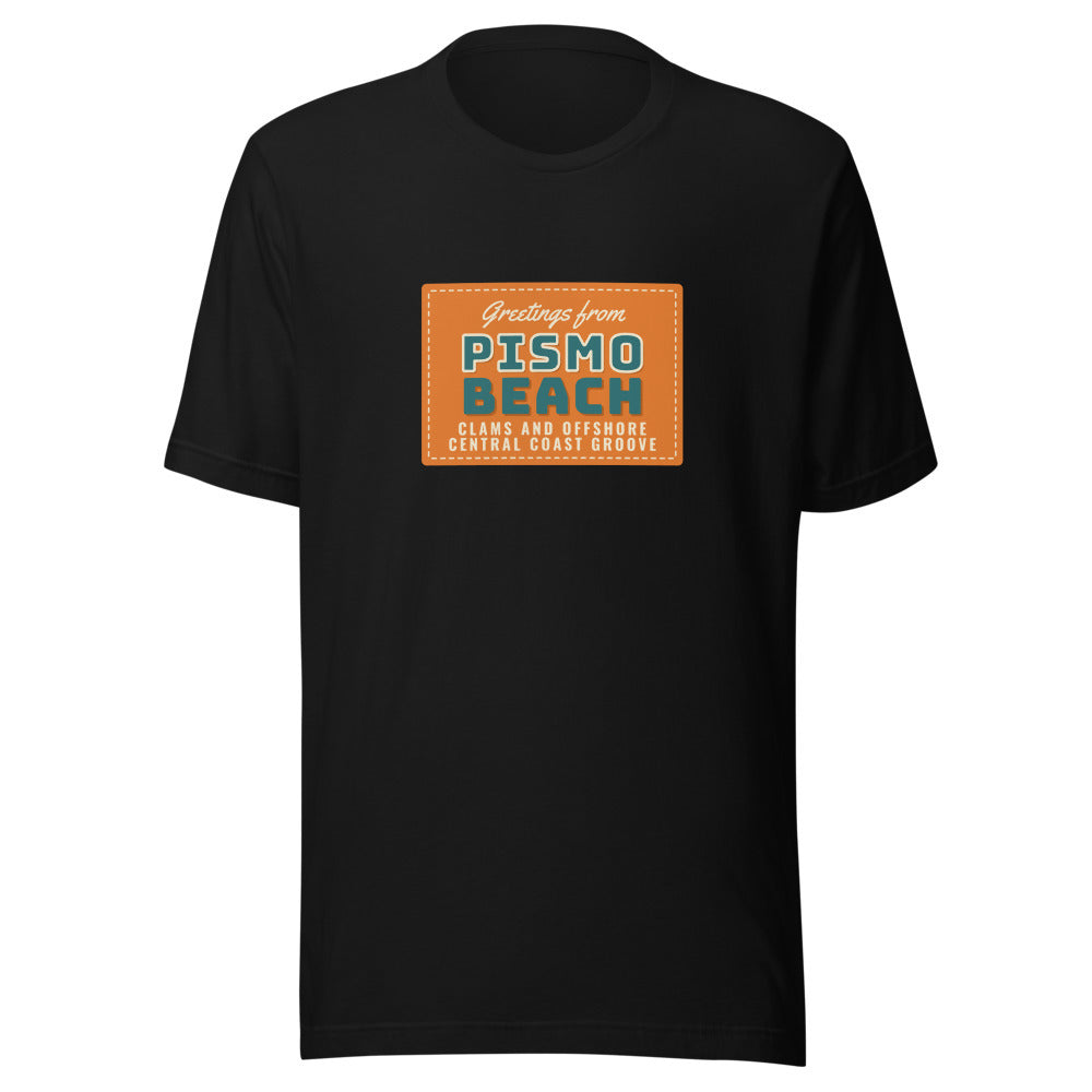 Pismo Beach Clams and Offshore Central Coast Groove – Tee – Black