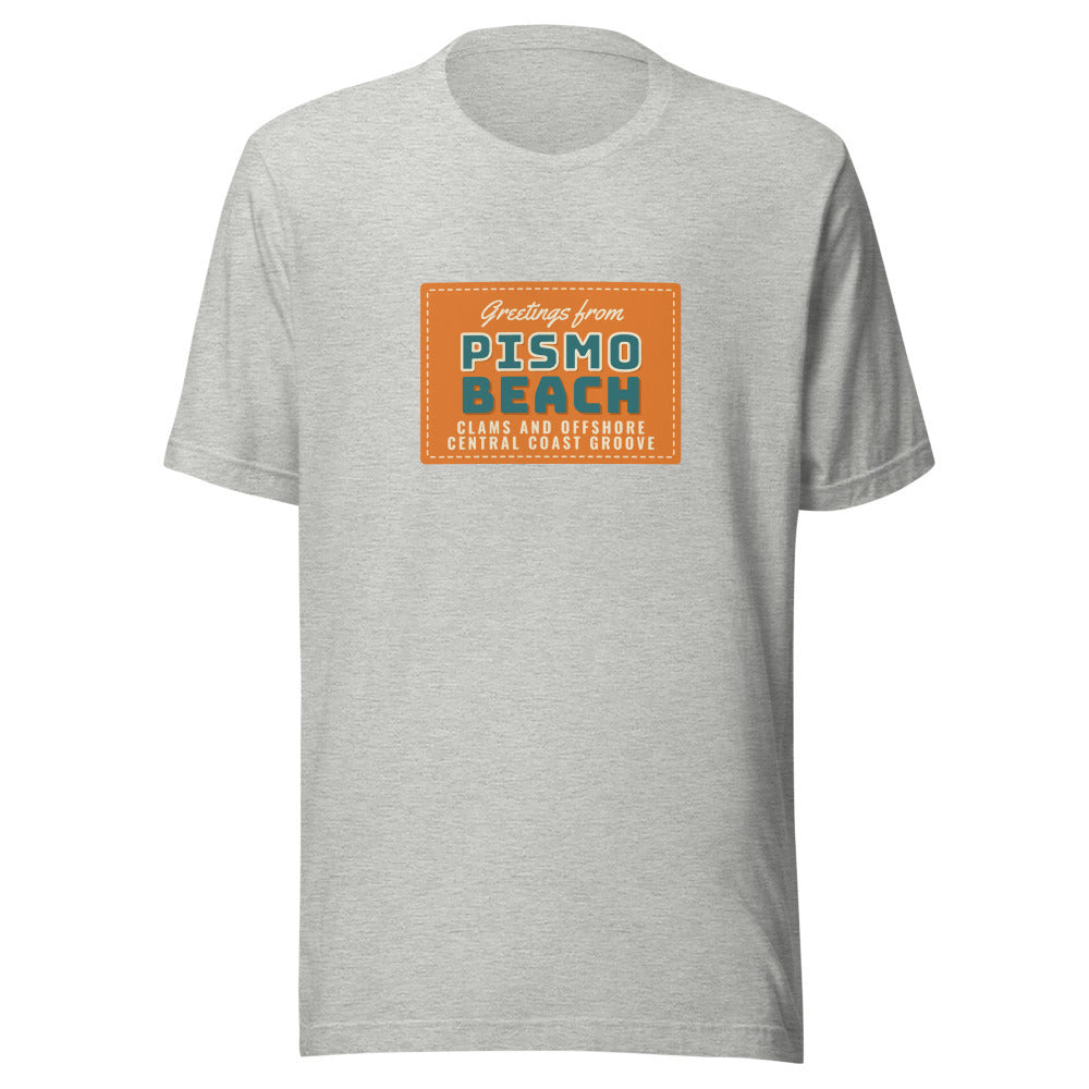 Pismo Beach Clams and Offshore Central Coast Groove – Tee – Heather Grey