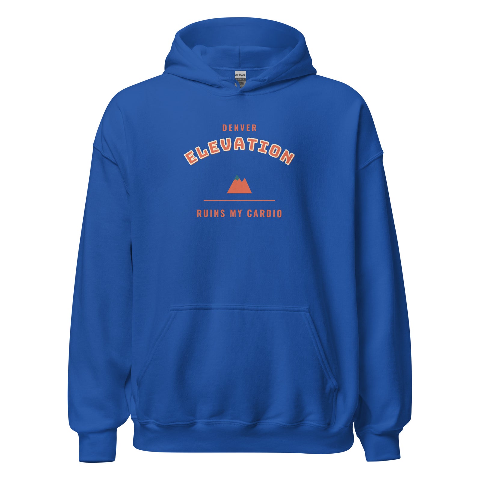 Denver Elevation Ruins My Cardio – Hoodie – Royal