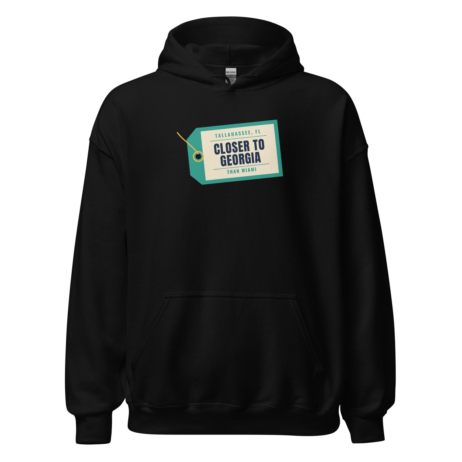 Tallahassee Closer To Georgia Than Miami – Hoodie – Black
