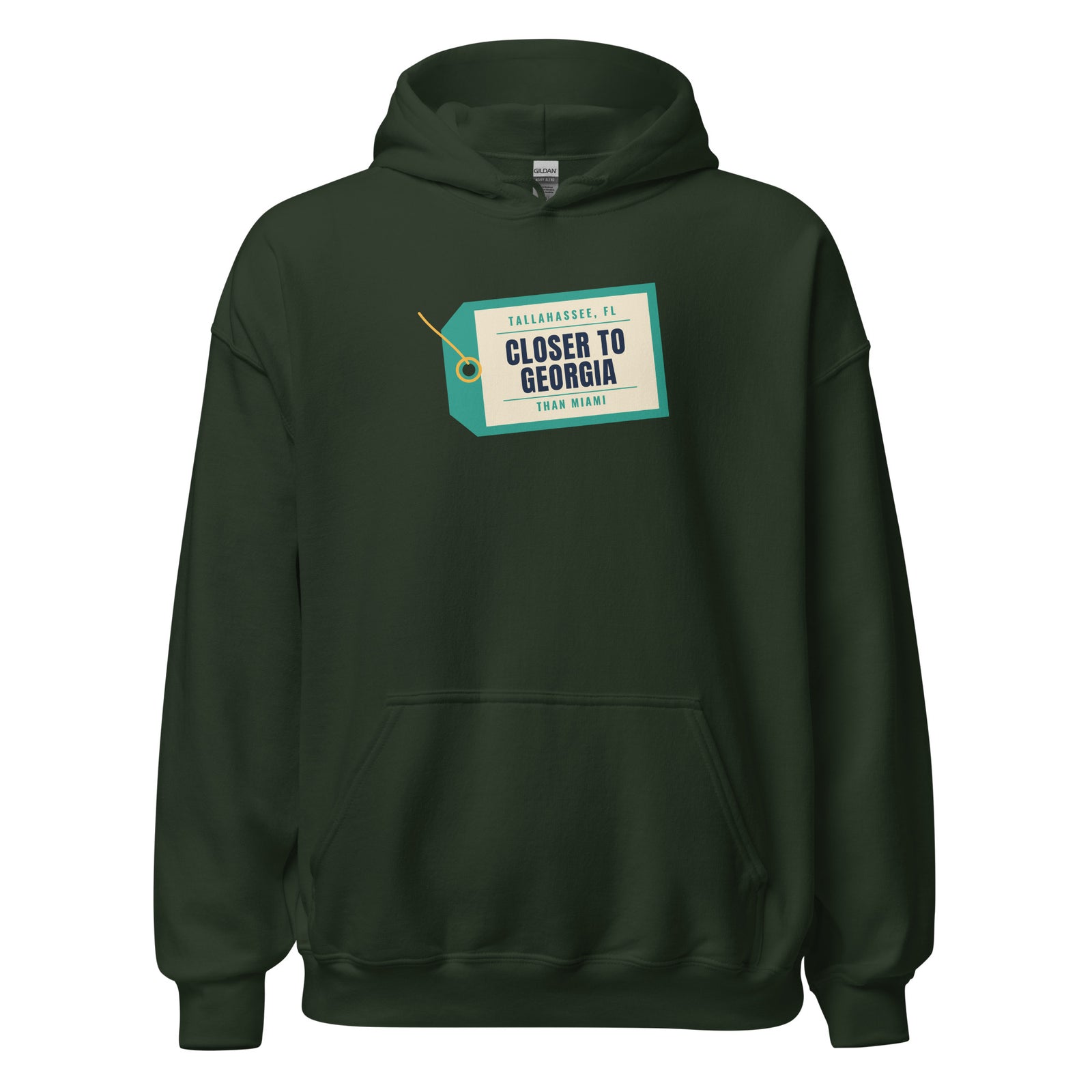 Tallahassee Closer To Georgia Than Miami – Hoodie – Forest