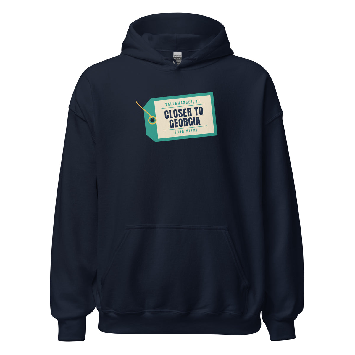 Tallahassee Closer To Georgia Than Miami – Hoodie – Navy