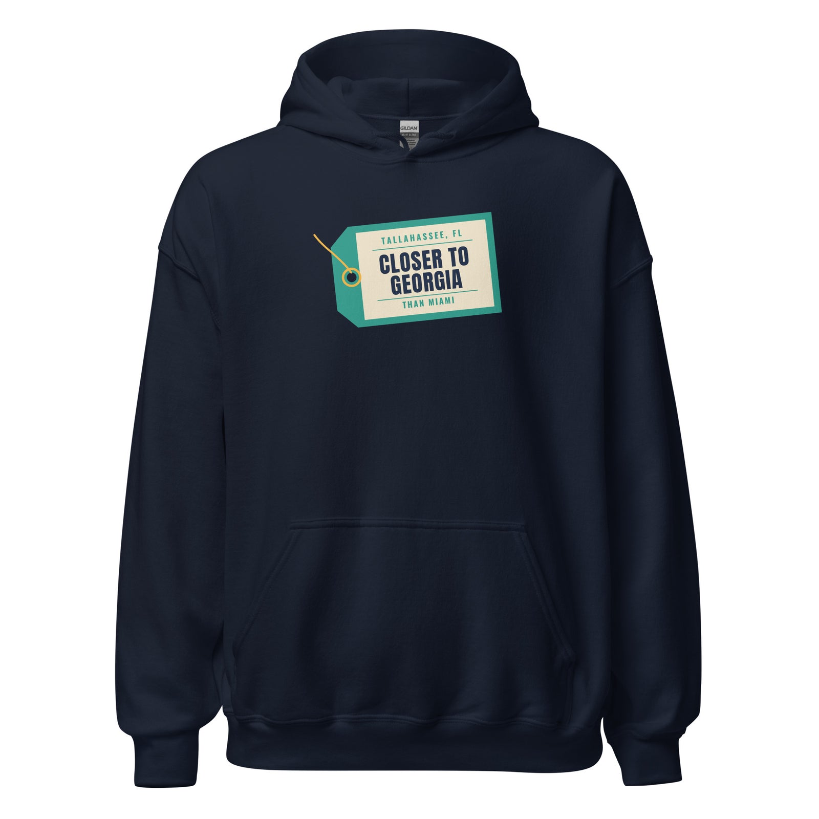 Tallahassee Closer To Georgia Than Miami – Hoodie – Navy