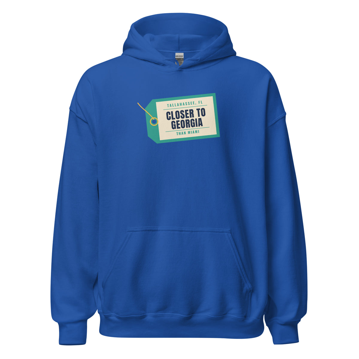 Tallahassee Closer To Georgia Than Miami – Hoodie – Royal