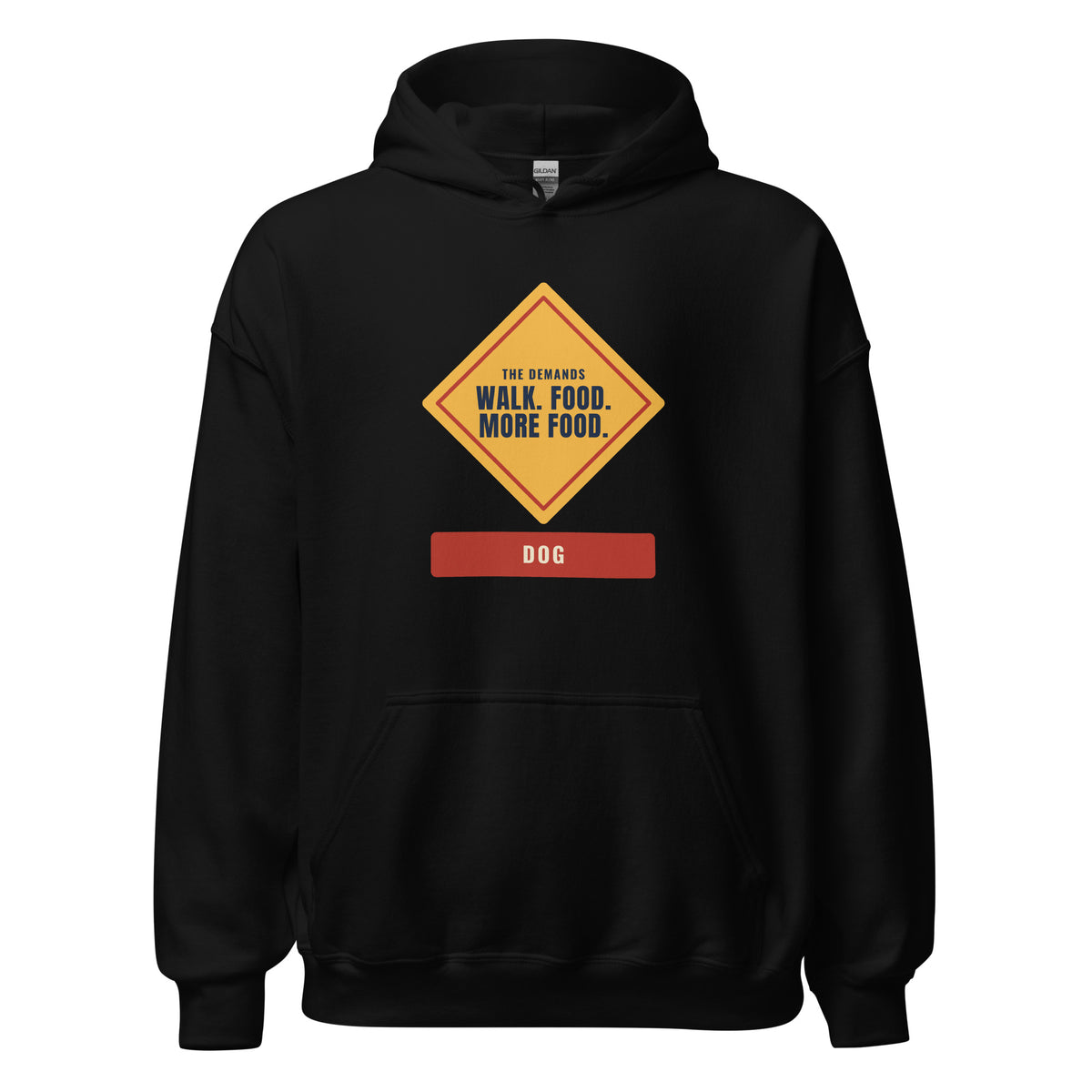 The Demands More Food – Hoodie – Black