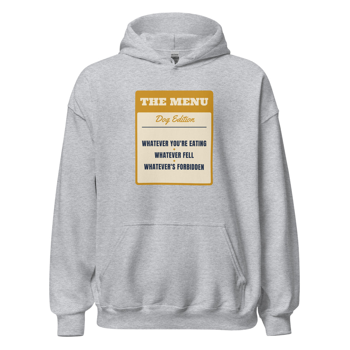 Whatever You're Eating Whatever's Forbidden – Hoodie – Heather Grey