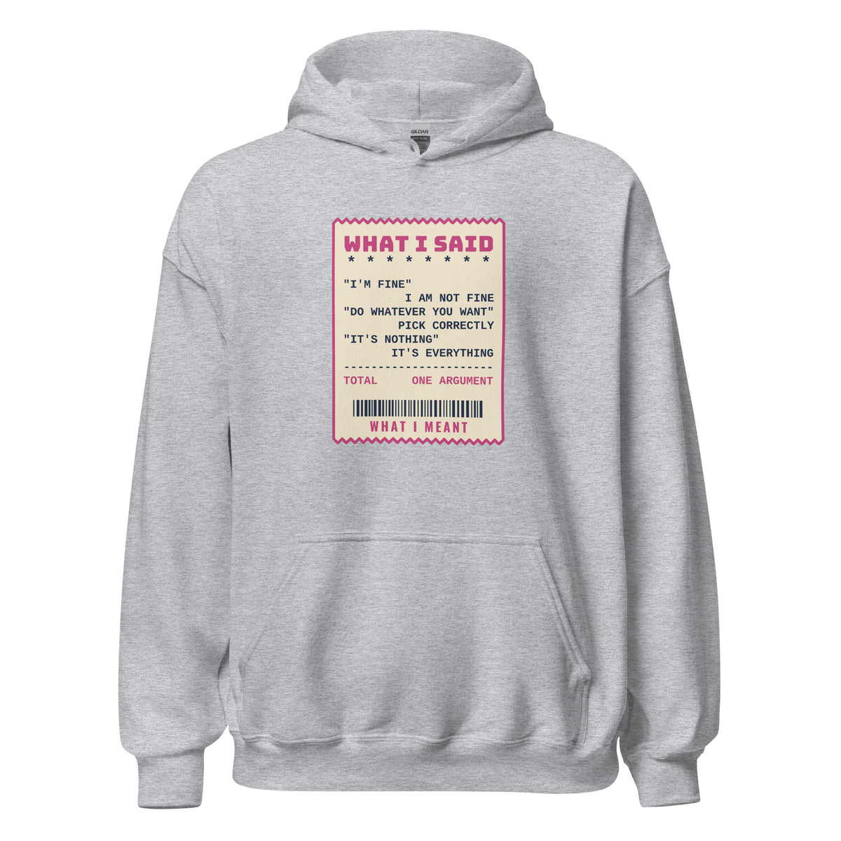 Do Whatever You Want It's Everything – Hoodie – Heather Grey