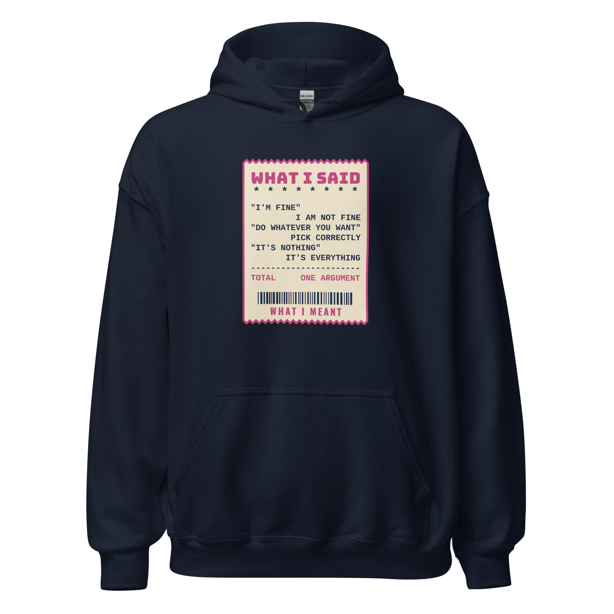 Do Whatever You Want It's Everything – Hoodie – Navy