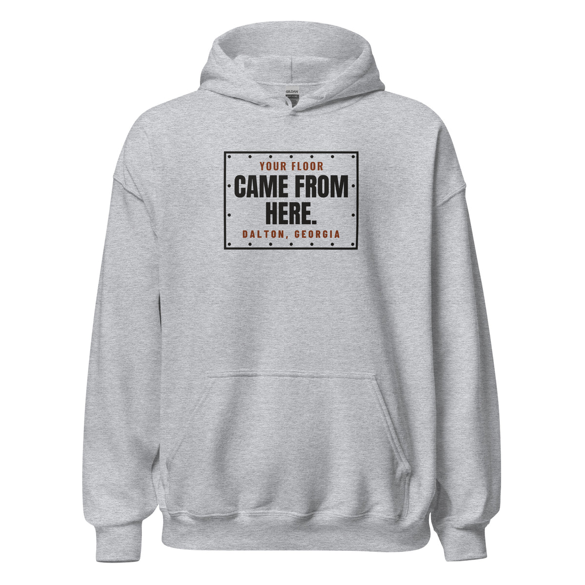 Dalton Your Floor Came From Here. – Hoodie – Heather Grey