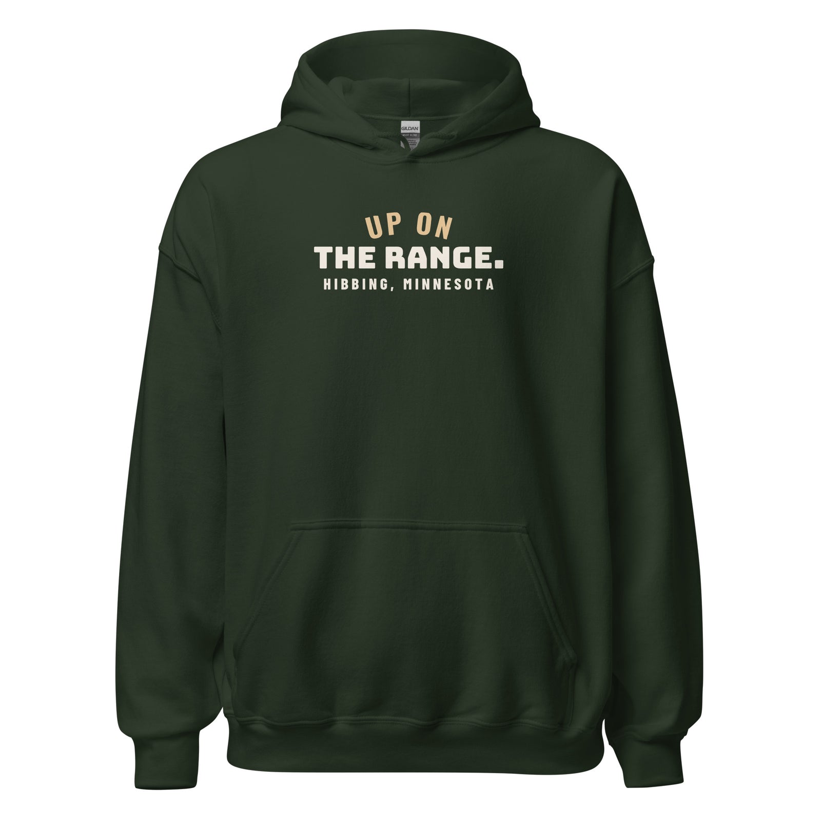 Hibbing Up On The Range. – Hoodie – Forest