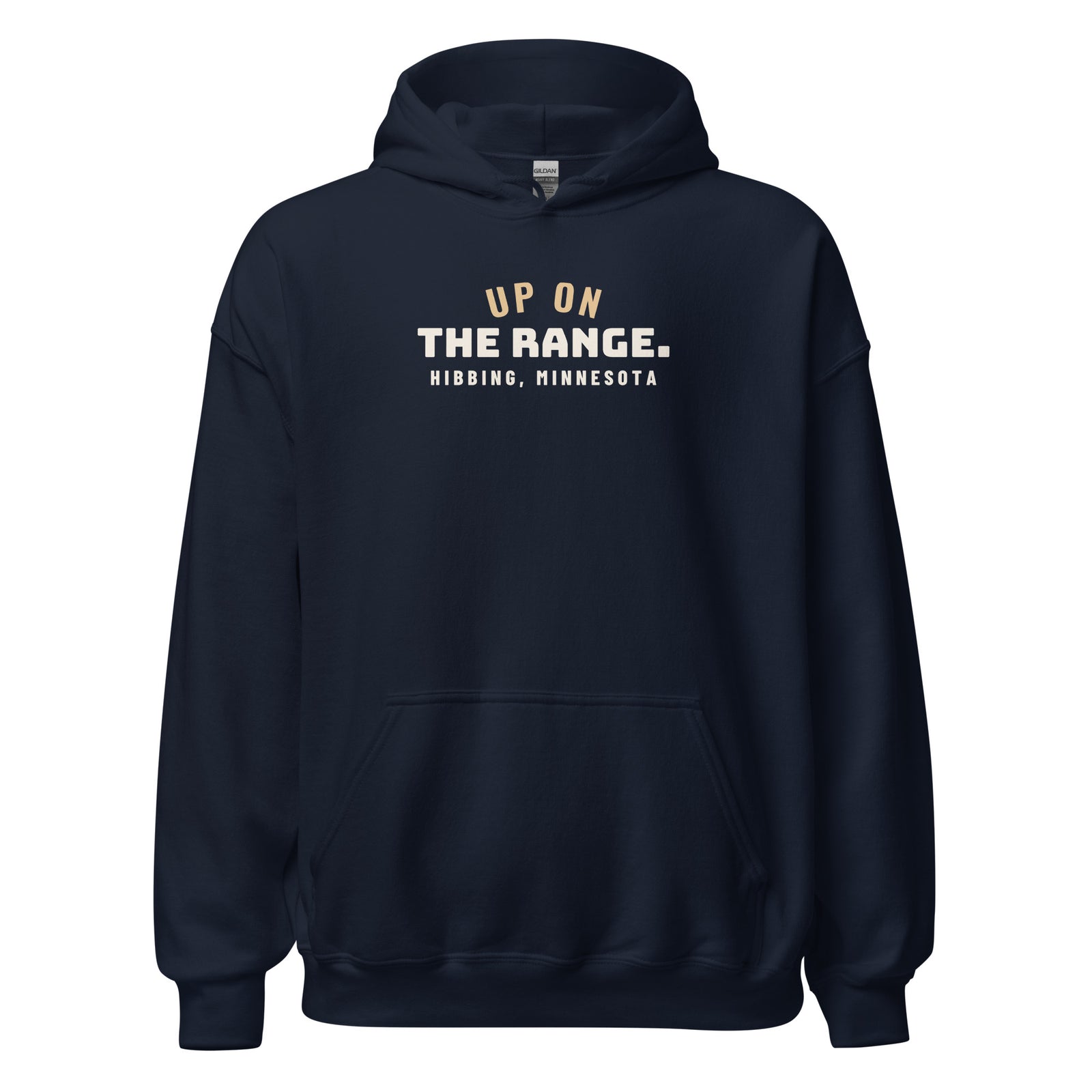 Hibbing Up On The Range. – Hoodie – Navy