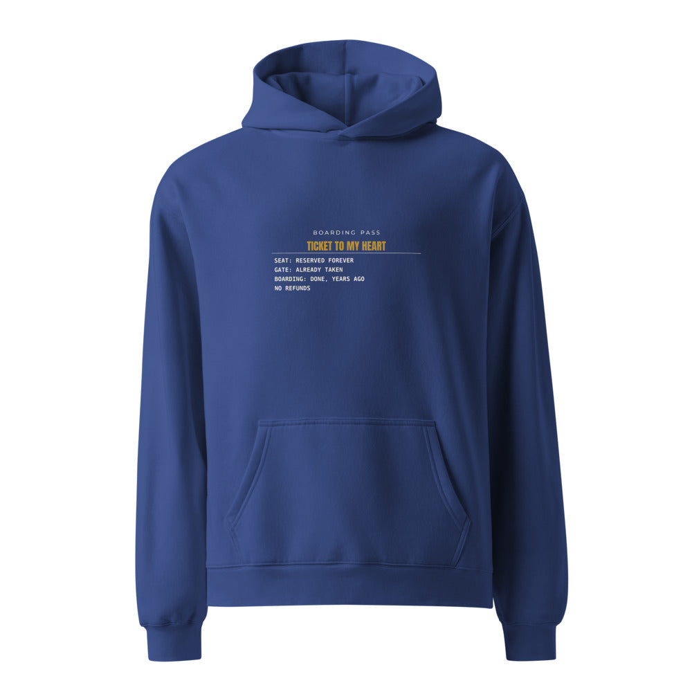 Hoodie Cobalt front