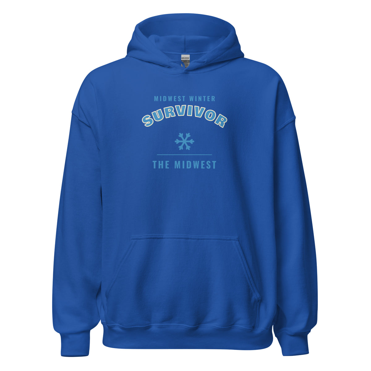 Midwest Winter Survivor – Hoodie – Royal