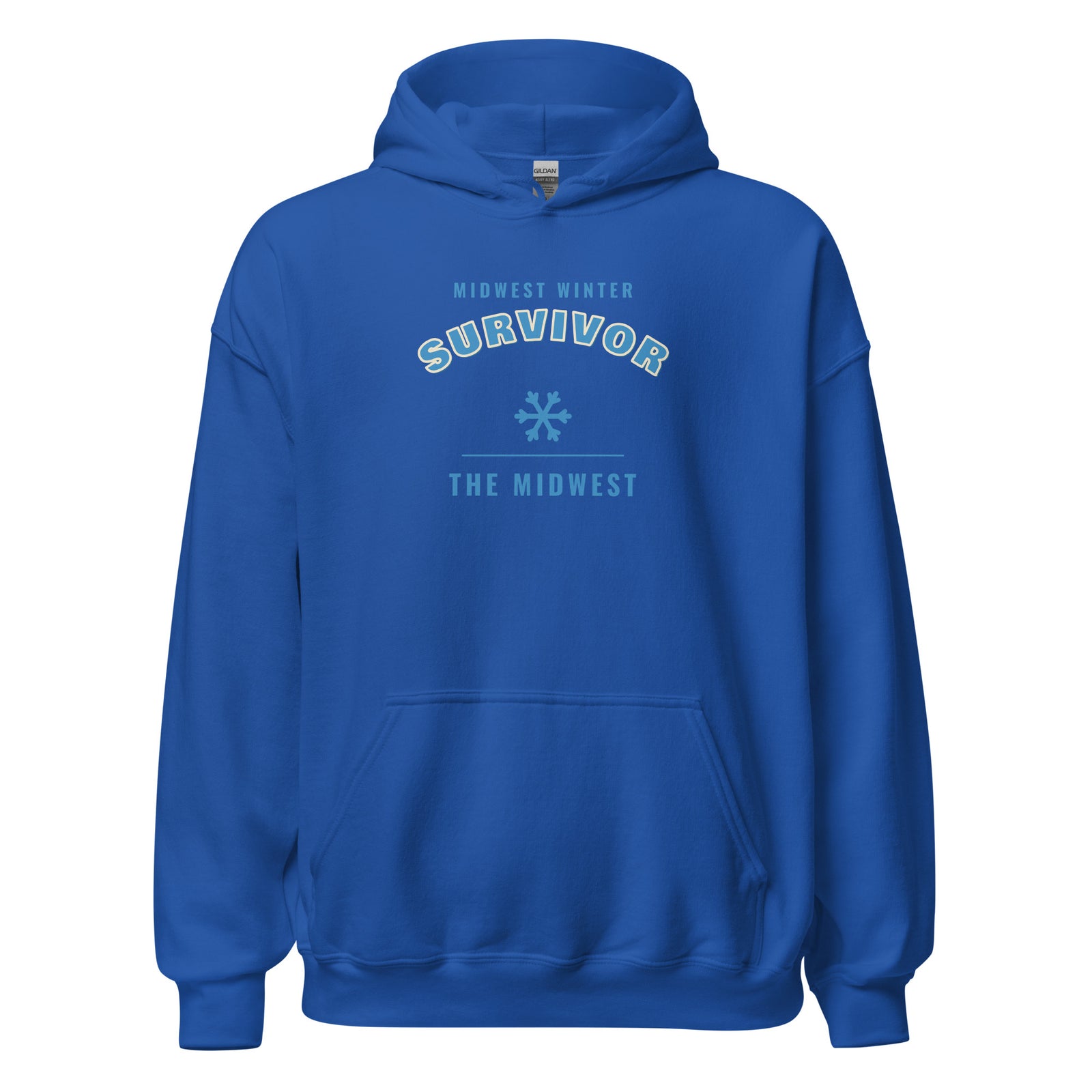 Midwest Winter Survivor – Hoodie – Royal