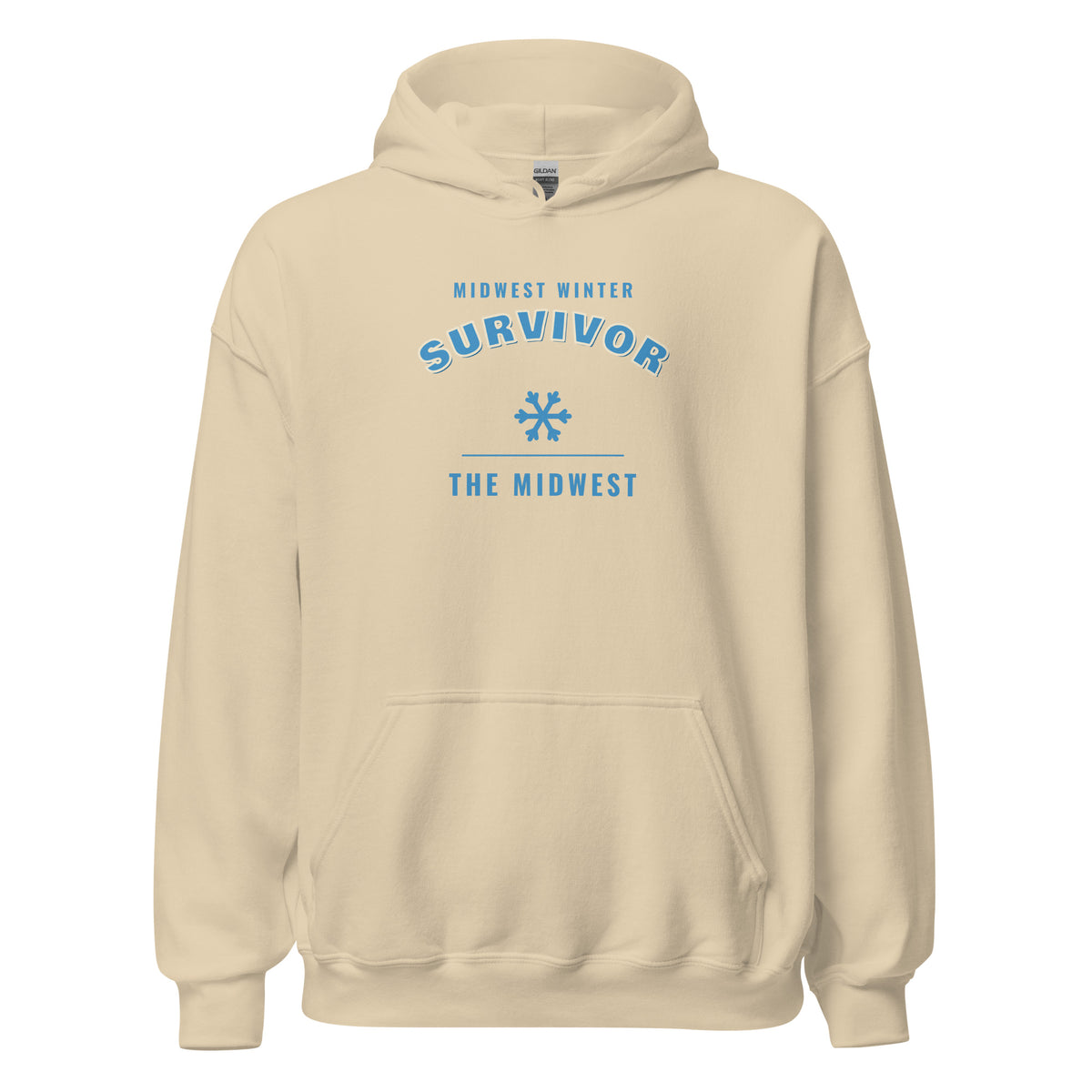 Midwest Winter Survivor – Hoodie – Sand