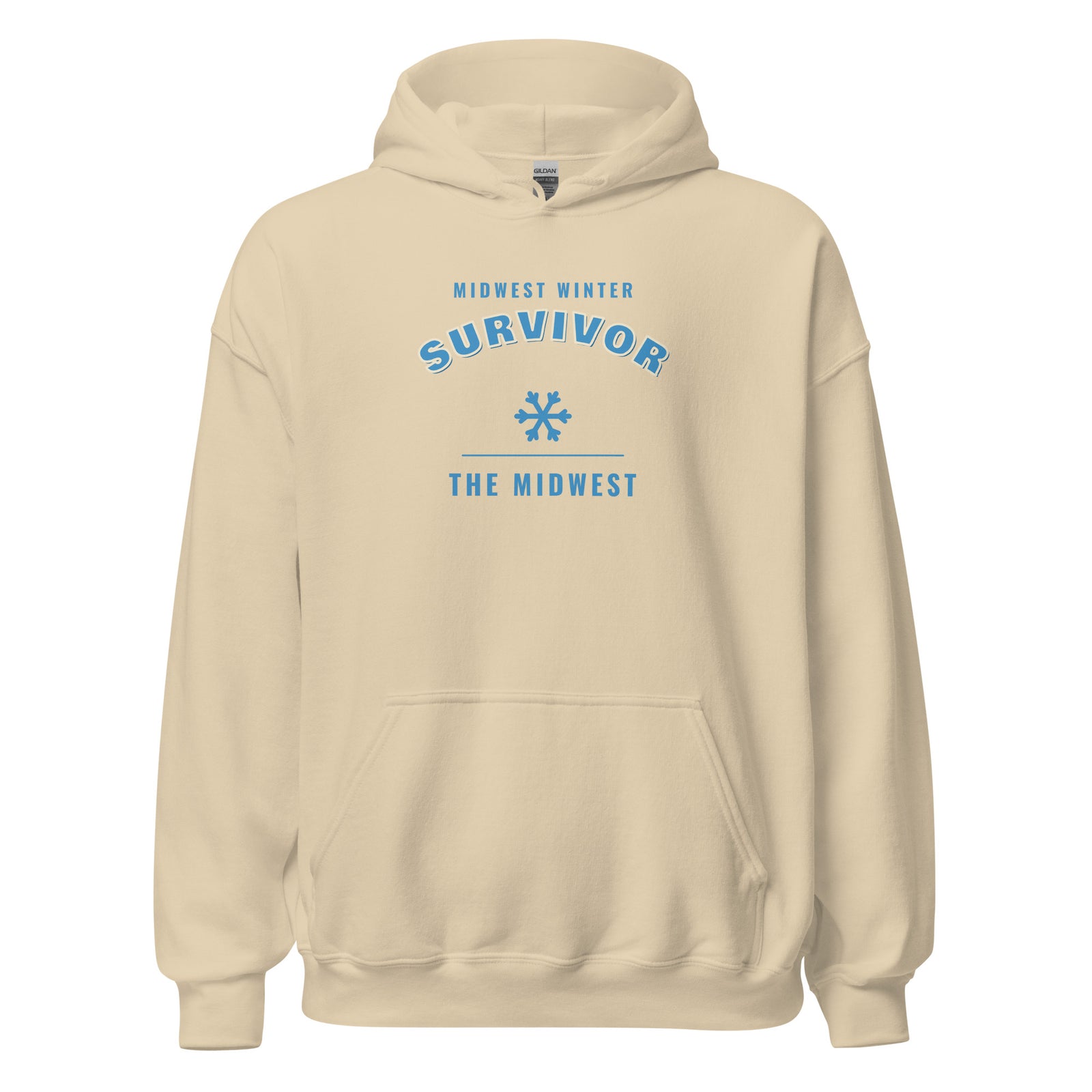 Midwest Winter Survivor – Hoodie – Sand