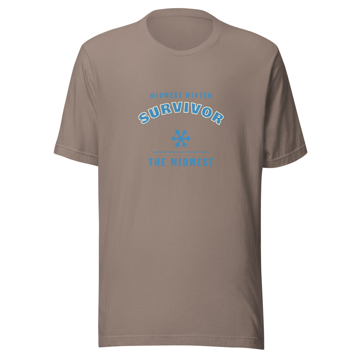 Midwest Winter Survivor – Tee – Pebble